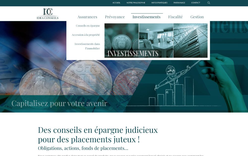 Idea Conseils, réalisation Communicactiv